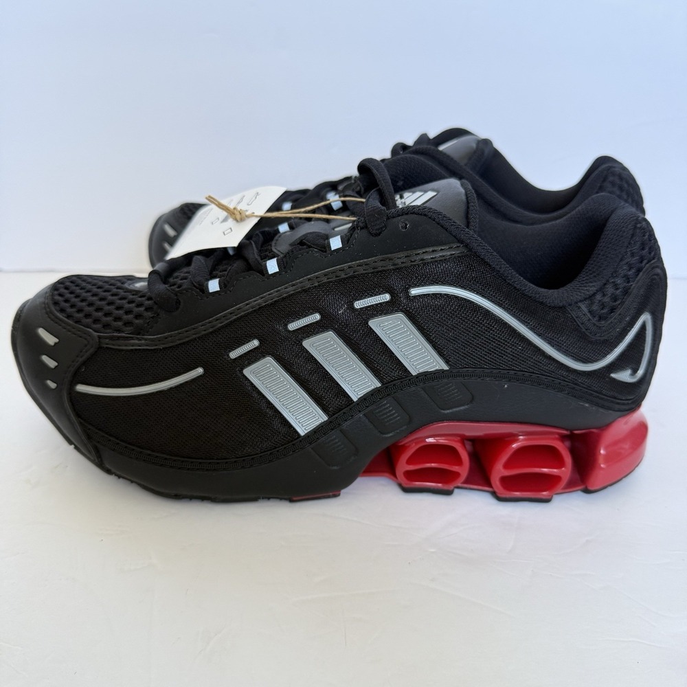 Adidas Megaride O1 Black Red Running Shoes Men's 8.5 Women's 9.5 New With Tags